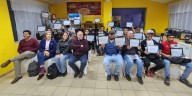 Vecinos y vecinas se gradúan en cursos de capacitación de Caserones