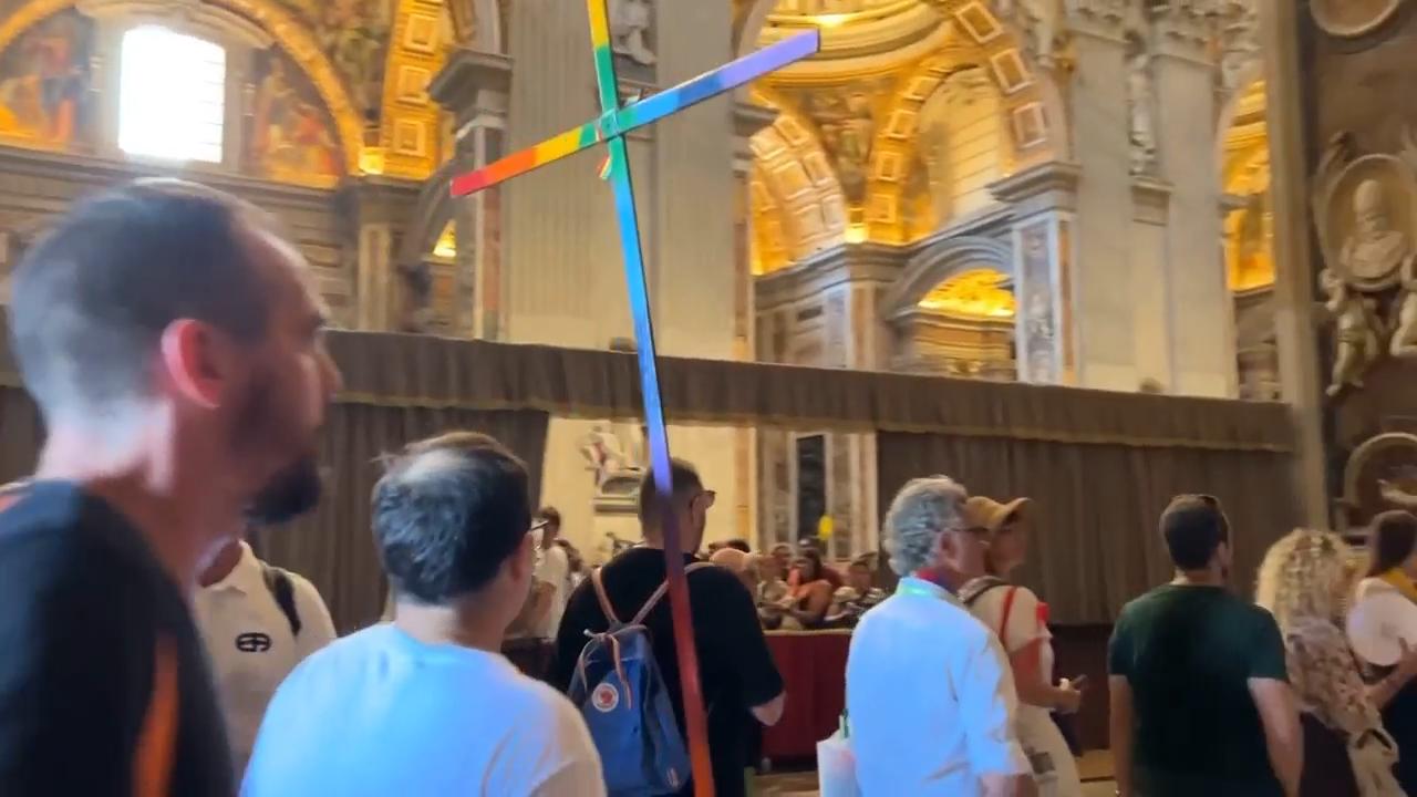 Transgender people join LGBTQ+ pilgrimage to Vatican