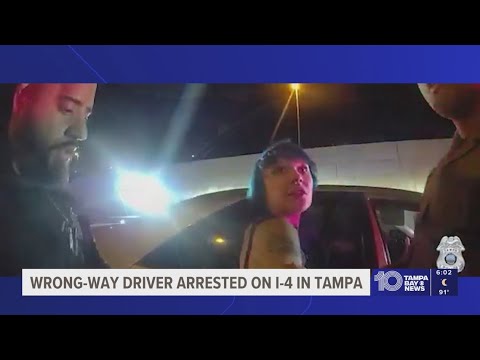 Accused wrong-way driver claims she 'wasn't driving' during DUI arrest on I