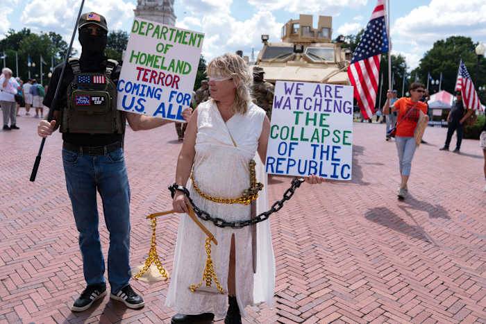 President Donald Trump's policies spark protests in multiple US cities on Labor Day