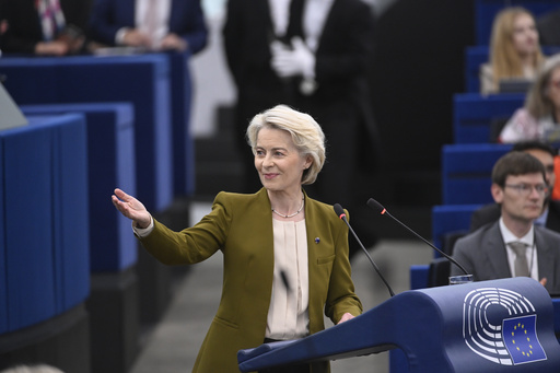 EU commission president seeks sanctions, partial trade suspension against Israel over war in Gaza