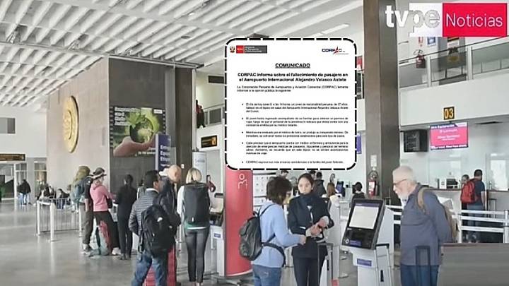 Cusco: adolescente fallece en tópico del aeropuerto del Cusco
