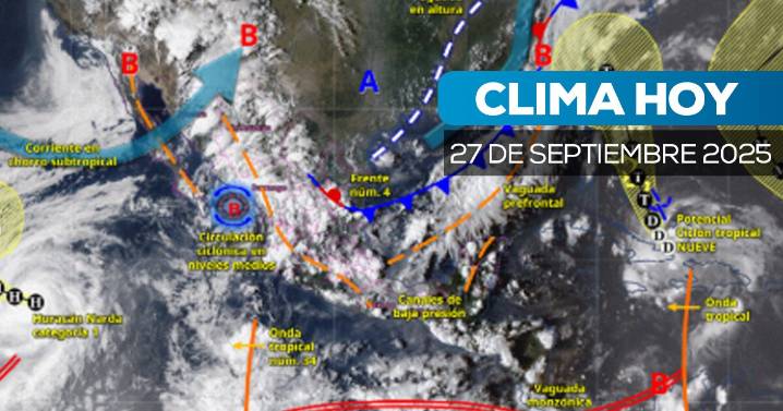 Alerta por tormentas: fuertes lluvias en más de 15 estados de México marcarán el clima