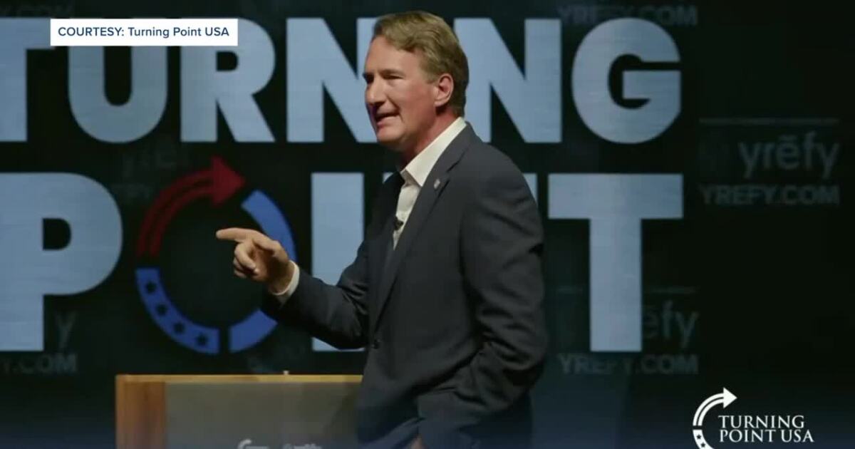 Youngkin, Megyn Kelly speak at Turning Point USA event at Virginia Tech