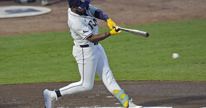 Junior Caminero's 40th homer and 100th RBI help Rays beat Mariners 6