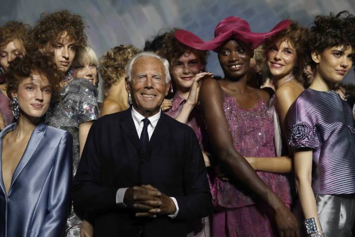 Giorgio Armani's fashion through the years, in photos