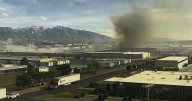 LIVE: Fire seen burning in industrial area of West Valley City
