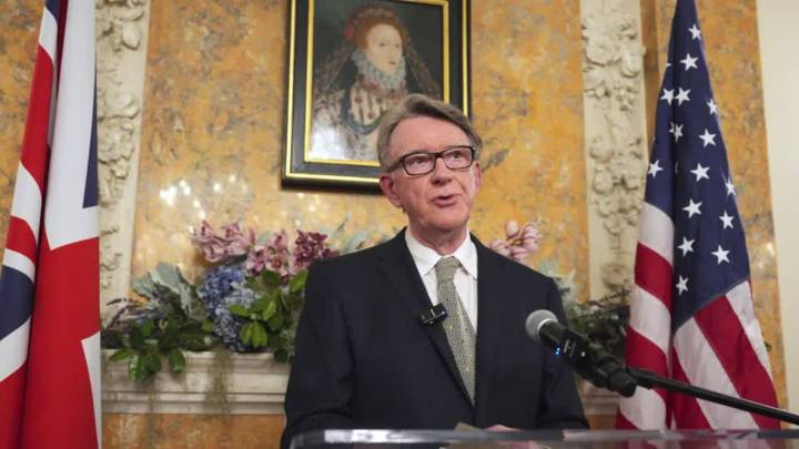 Britain fires Peter Mandelson as U.S. ambassador over Jeffrey Epstein links