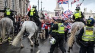 UK police: Officers were assaulted as 110,000 anti-immigration protesters march through London