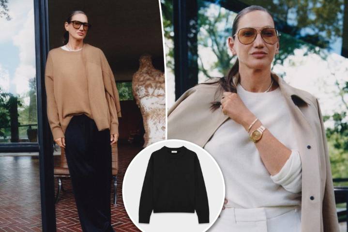 Jenna Lyons says this Aritzia cashmere sweater is ‘the real deal’ and 'giving quality'
