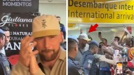 Travis Kelce Touches Down In Brazil For Chiefs Opener, Mobbed By Fans