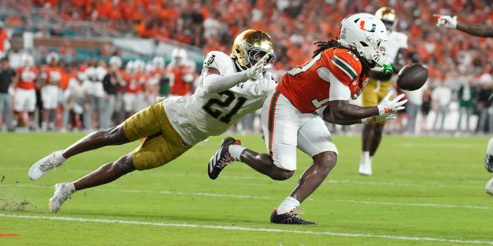 Notre Dame football working on defensive struggles after loss to Miami