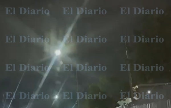 Video.- Reportan fallas en alumbrado del complejo industrial