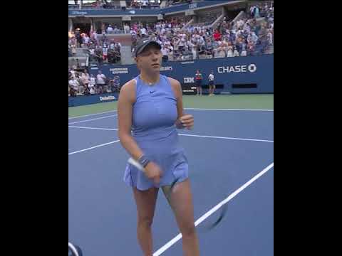 AMANDA ANISIMOVA DEFEATS IGA SWIATEK AT THE US OPEN 👏