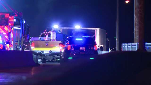 Truck rolls over the 62nd Street Bridge in Allegheny County