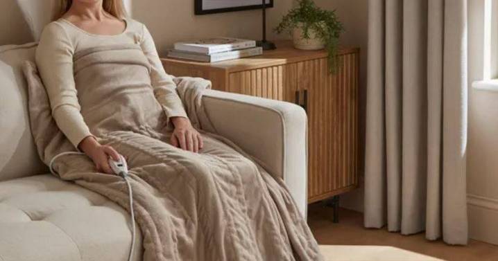 Dunelm shoppers ditch central heating for 'perfect' £32 heated throw