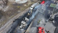 Confirma Clara Brugada 57 lesionados tras volcadura de pipa en Iztapalapa; 19 personas se reportan graves