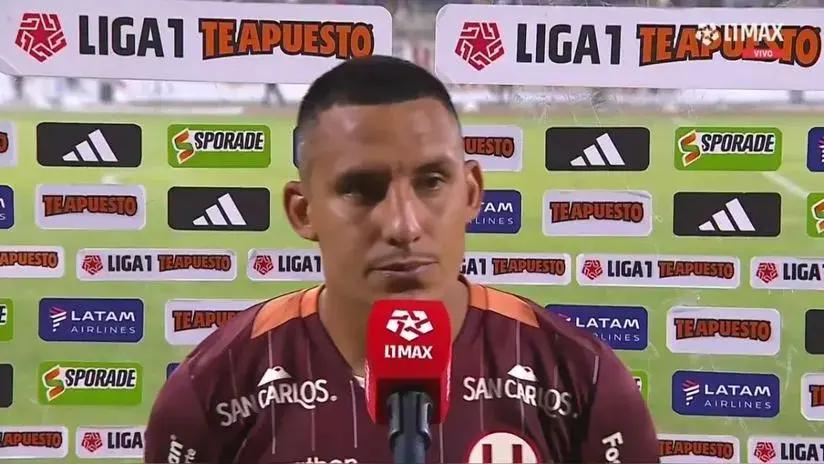 Alex Valera tras su doblete con Universitario: "Hay que responder en la cancha y de ahí salir a hablar"