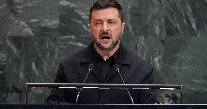 Ukraine’s president says the world is in `the most destructive arms race in human history’