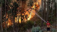 Más de 350 bomberos combaten un incendio en Portugal