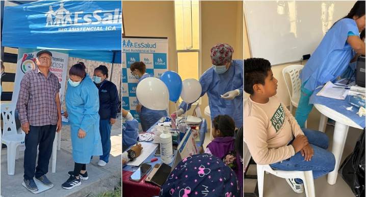 Ica: más de 300 atenciones médicas en campaña de salud realizada en La Tinguiña