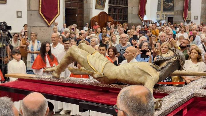 La multitud devota del Santo Cristo de Telde