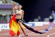La campeona mundial de marcha María Pérez, candidata a Mejor Atleta de Europa