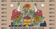 Ragin' Cajuns Downtown Alive featuring The Good Dudes happening tonight