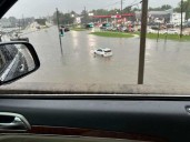 Dangerous flooding hits Houston interstates during Labor Day storms