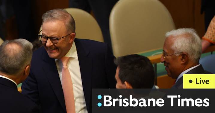 Australia news LIVE: Albanese restates Palestine support at UN; Trump will not meet PM while leaders are in New York