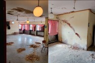 Realizaron abrazo simbólico a la Escuela Independencia de Diamante: el Gobierno planifica su restauración