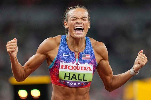 Anna Hall rediscovers love for track, joins Jackie Joyner-Kersee as a US heptathlon world champion