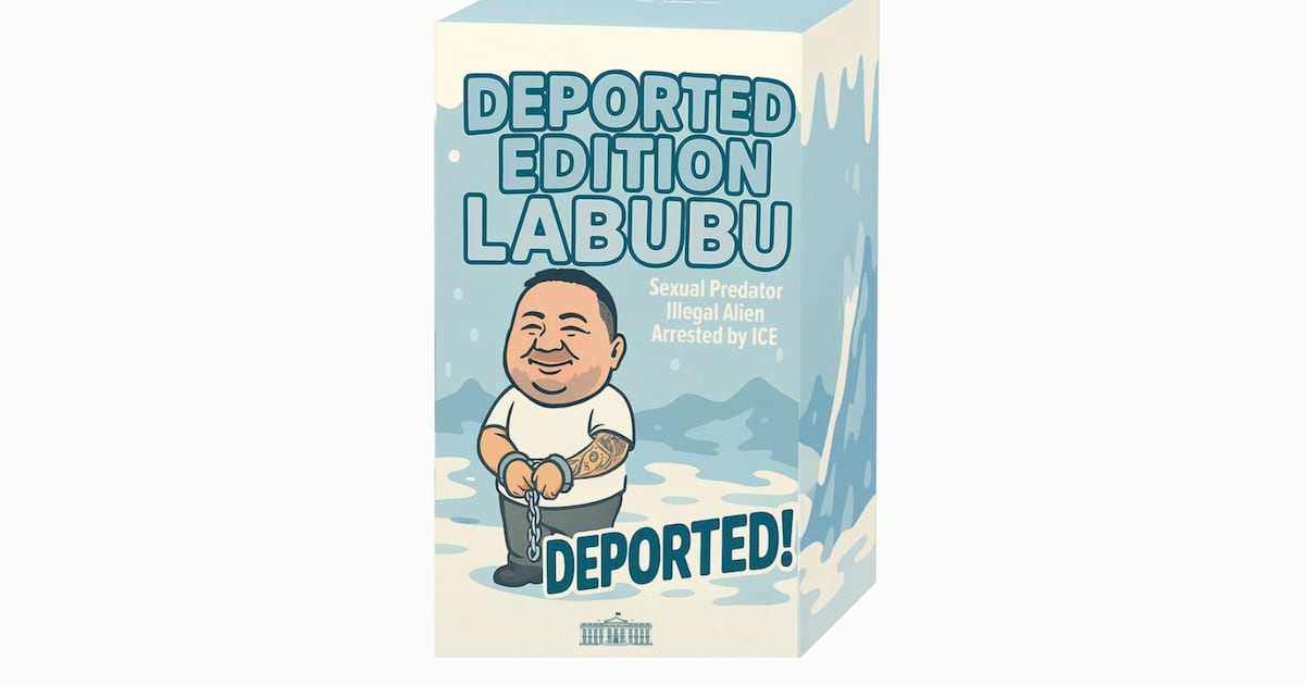 Labubus deportados: Casa Blanca se burla de migrante detenido con imagen del muñeco chino