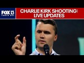 Live: Charlie Kirk shooting updates, manhunt underway