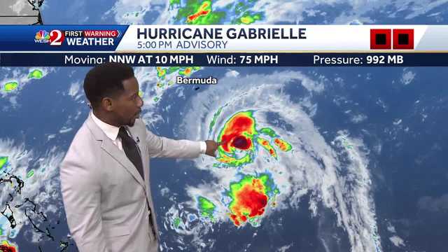 Hurricane Gabrielle Forms this Afternoon and Will Intensify