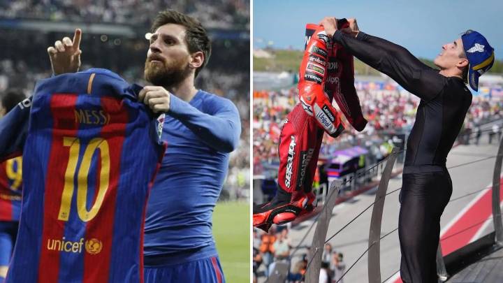 El verdadero motivo de la celebración "a lo Messi" de Marc Márquez en Misano: "Ha hecho callar con clase, ha sido un referente"