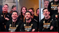 Pittsburgh Penguins to celebrate Sidney Crosby, Evgeni Malkin, Kris Letang at home opener