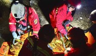 Huaraz: rescatan turista francesa que se accidentó cuando realizaba caminata por el sector de Shallap