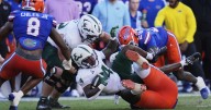 Florida's Brendan Bett ejected for spitting late in No. 13 Gators' upset loss to South Florida
