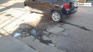 Se multiplican los baches en la Pedro de Lille; Obras Públicas llevara cuadrillas para atenderlos