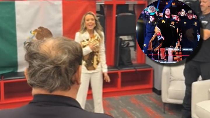 Fey cantó el Himno Nacional sin público y en privado al Canelo Álvarez, ¿se equivocó?