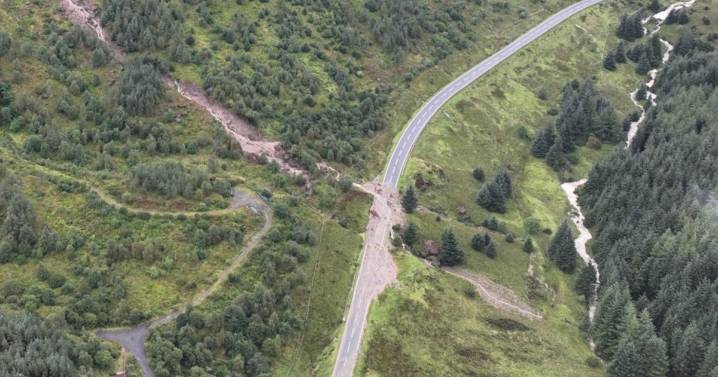 Rest and Be Thankful closed for second day after landslide on major Glasgow to Highland link