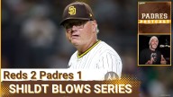 PADRES POSTCAST: MIKE SHILDT MANAGES to BLOW LATE LEAD, San Diego Padres Lose 2-1 to Cincinnati Reds for 2nd Straight Night at Home, Fall 3 Behind LAD