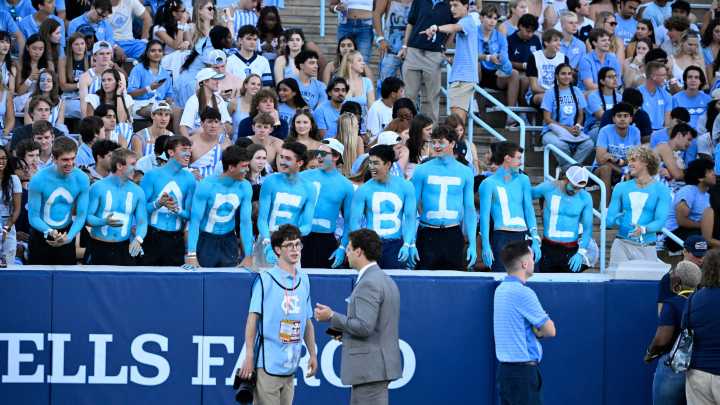 See the photos! Bill Belichick and UNC football takes on TCU in Week 1