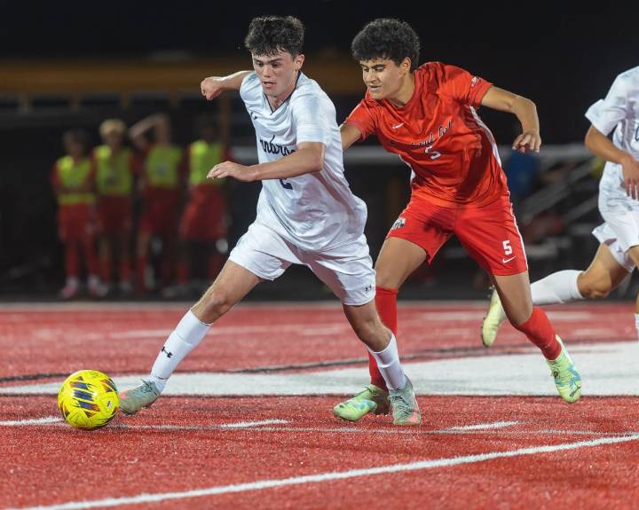 Photo gallery of Bloomfield Hills Cranbrook-Kingswood vs. Orchard Lake St. Mary’s in CHSL boys soccer action