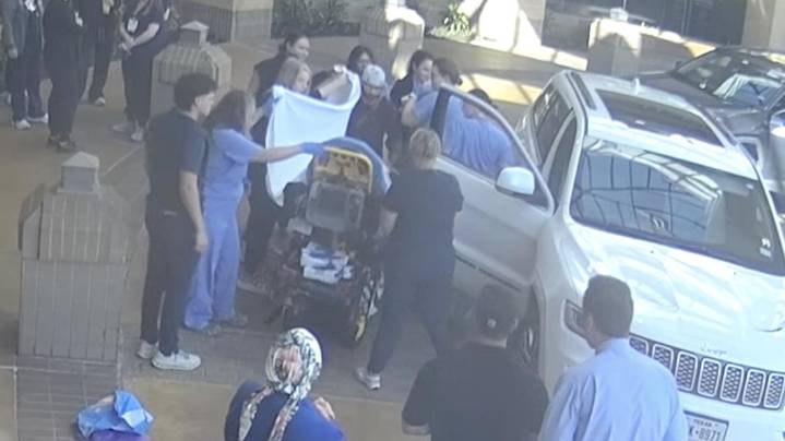 Dad delivers daughter in a North Texas hospital's parking lot