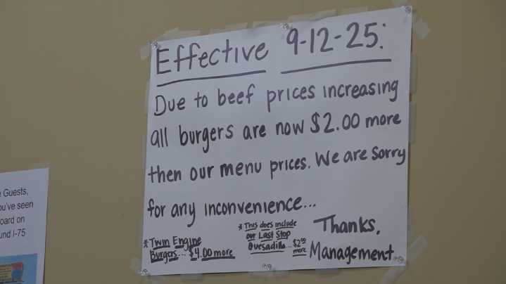 Fort Valley's Railroad Cafe's owner breaks down decision to enact a $2 burger surcharge