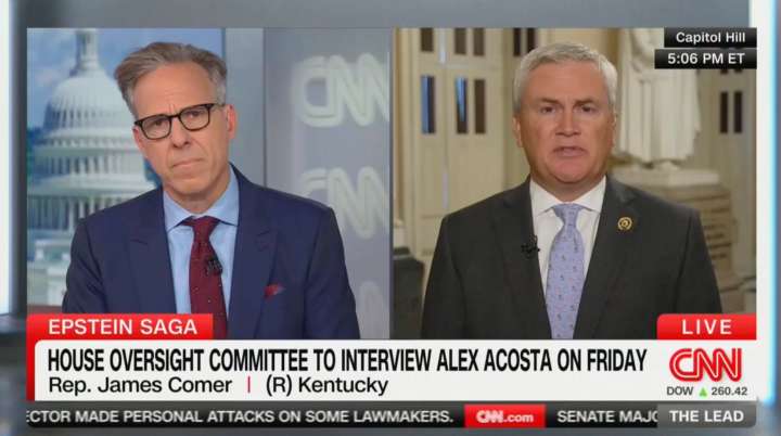 James Comer Backs Kash Patel’s Controversial Claim About Epstein Trafficking