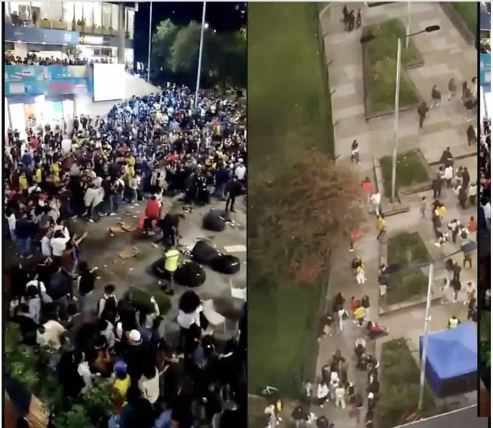 Disturbios en Bogotá tras victoria de Colombia ante Venezuela por elminiatorias Suramericanas