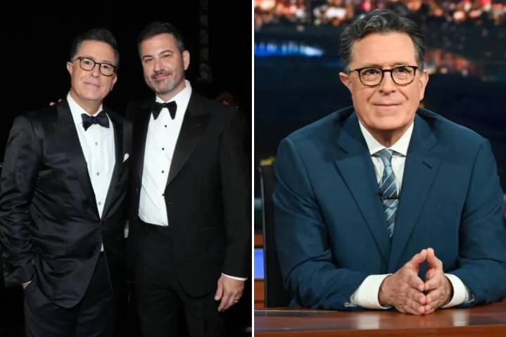 Stephen Colbert declares 'Tonight we are all Jimmy Kimmel' in solemn show dedicated to canned late night host